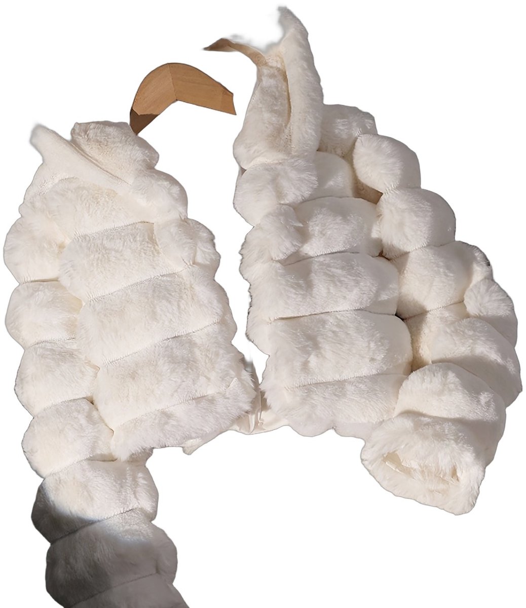 Currero Winterjas Parka Meisjes Lange Jas Meisje Wintermantel Overjas Gewatteerd Waterdicht Winter Stijlvol Mantel Kinderen 4 Jaar Wit