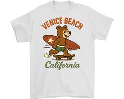 Skateboard Shirt – Venice Beach California – Actieve Outfit – Unisex T-Shirt voor Dames & Heren – Leuk Cadeau