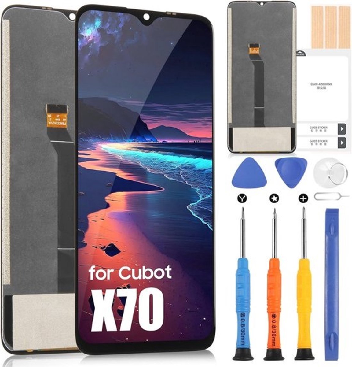 LCD-scherm 6,58 inch vervanging voor touchscreen smartphone – Inclusief gereedschap en screen protector