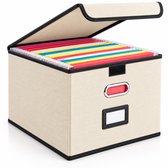 BOTC Document Organizer - Sorteerbak voor A4 Papier, Mappen & Documenten - Bureau Organizer voor Kantoor - Beige