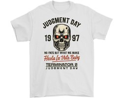 Grappig Terminator Shirt – JUDGMENT DAY – Sci-Fi Outfit – Unisex T-Shirt voor Dames & Heren – Origineel Cadeau