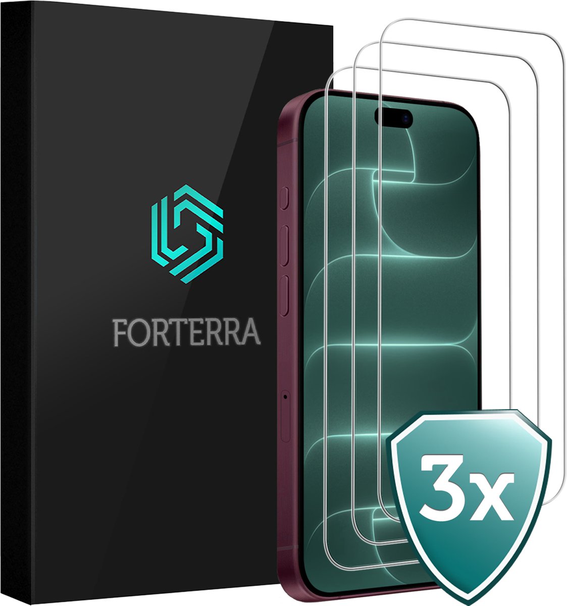 Screenprotector 3 Stuks - Geschikt voor Apple iPhone 18 Pro Max - Volledige Dekking - Beschermglas - Gehard Glas - Tempered Glass - Screen Protector