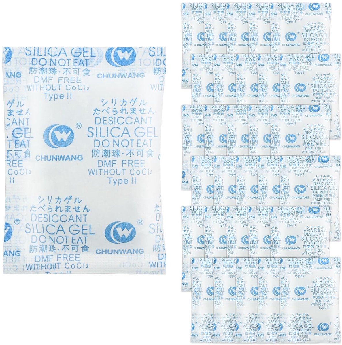 Regenerabele Silica Gel Zakjes 15g x 30 voor Filamentopslag, Elektronica, Voedsel en Kleding, Ideaal voor 3D Printers en Vochtbestrijding