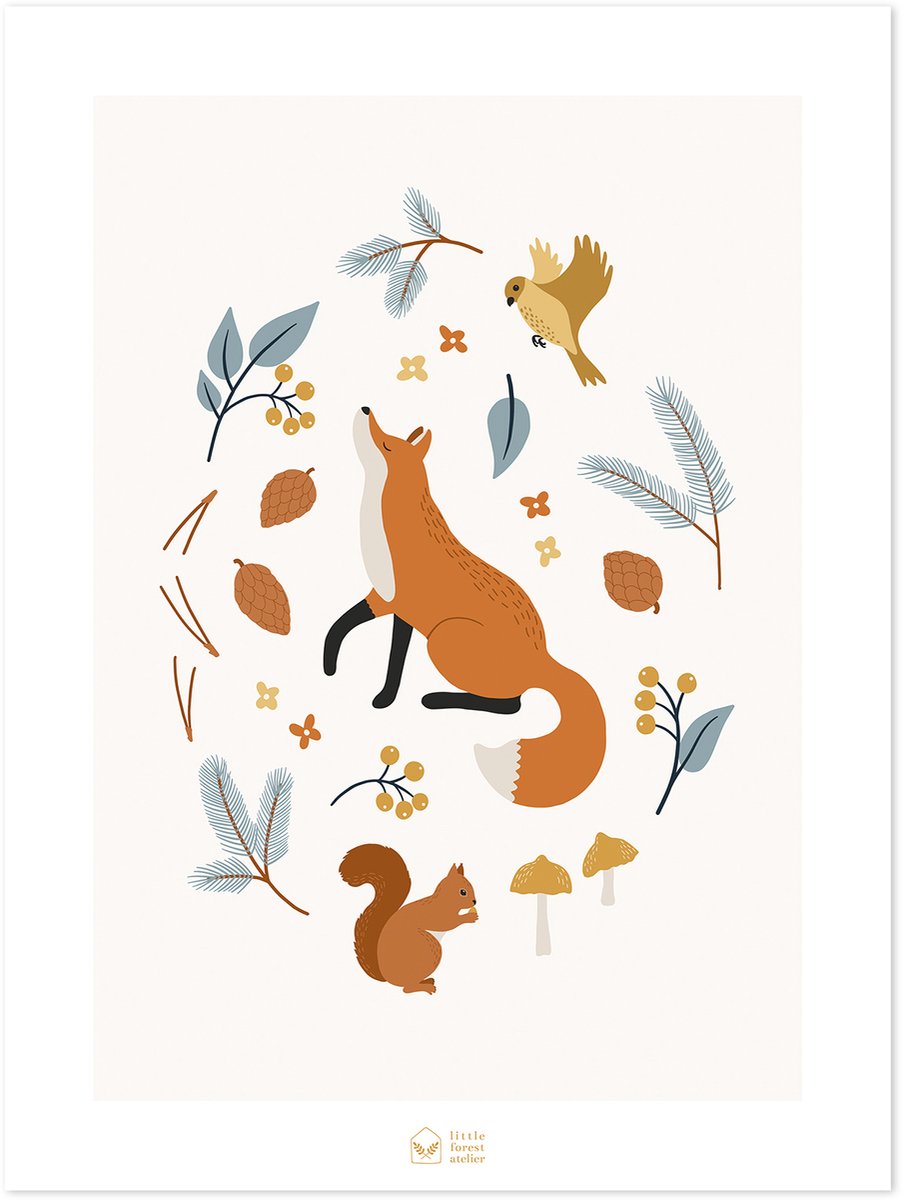 Lilipinso Joro Poster - Fox of the Woods