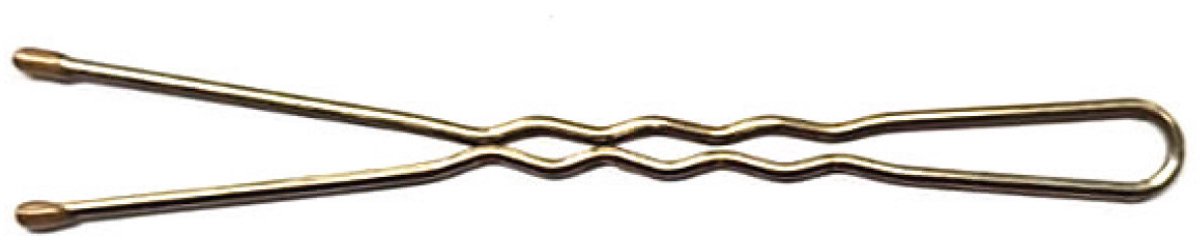 DKS Pro Haarspelden Bruin - Golvende Opsteekspelden - 6 cm - 250 g