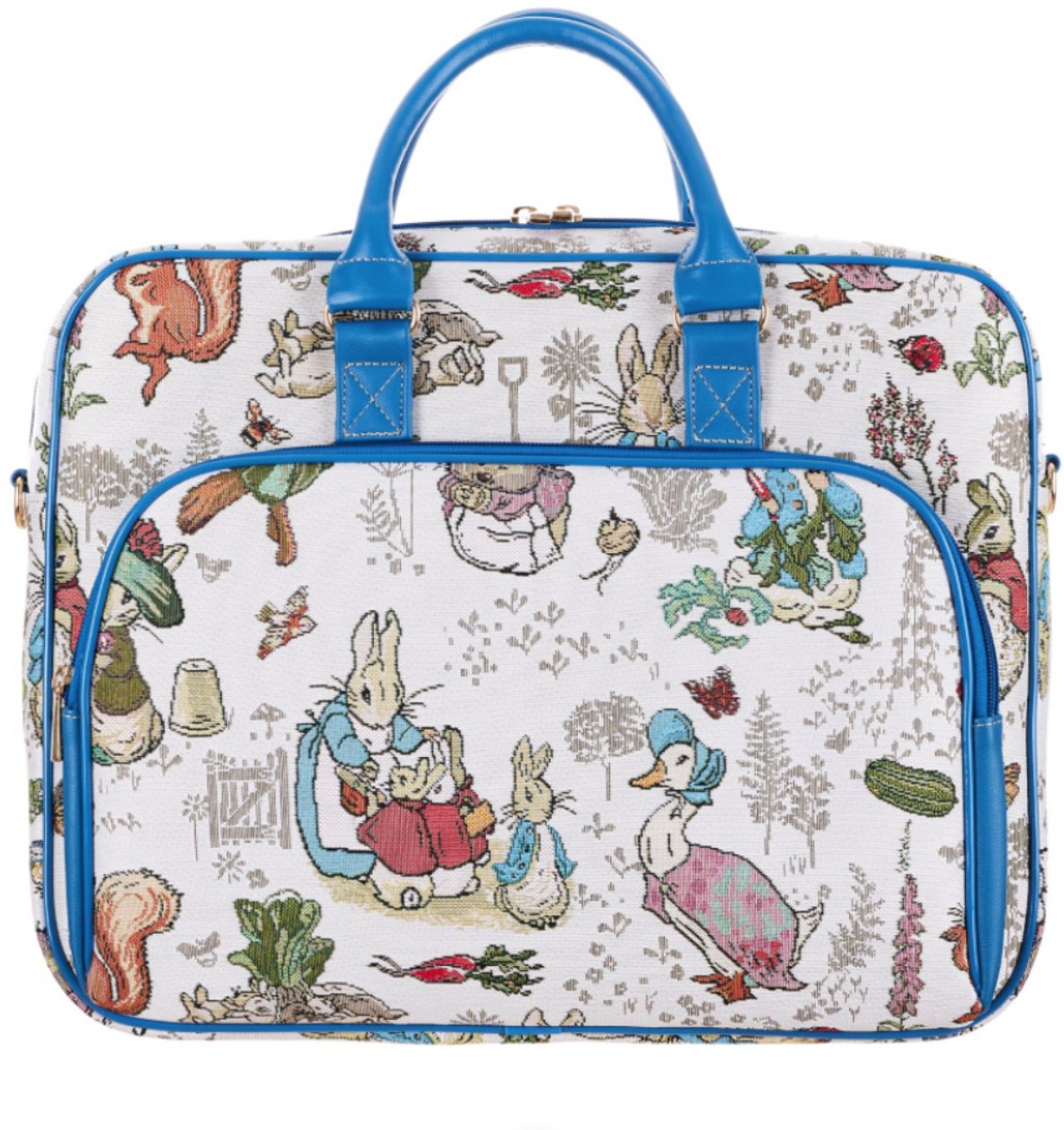 Laptoptas – Computer Bag – Gobelinstof – Peter Rabbit - Pieter Konijn – Beatrix Potter