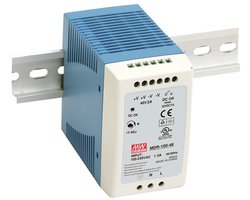 Mean Well MDR-100-24 DIN-rail netvoeding 24 V/DC 4 A 96 W Aantal uitgangen: 1 x Inhoud: 1 stuk(s)