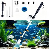 Aquarium stofzuiger-Aquarium stofzuiger elektrisch-Aquariumreinigingsset - Automatische reiniging - Instelbare waterstroom -aquarium stofzuiger bodemreiniger- Aquariumreinigingsset - Inclusief stekker