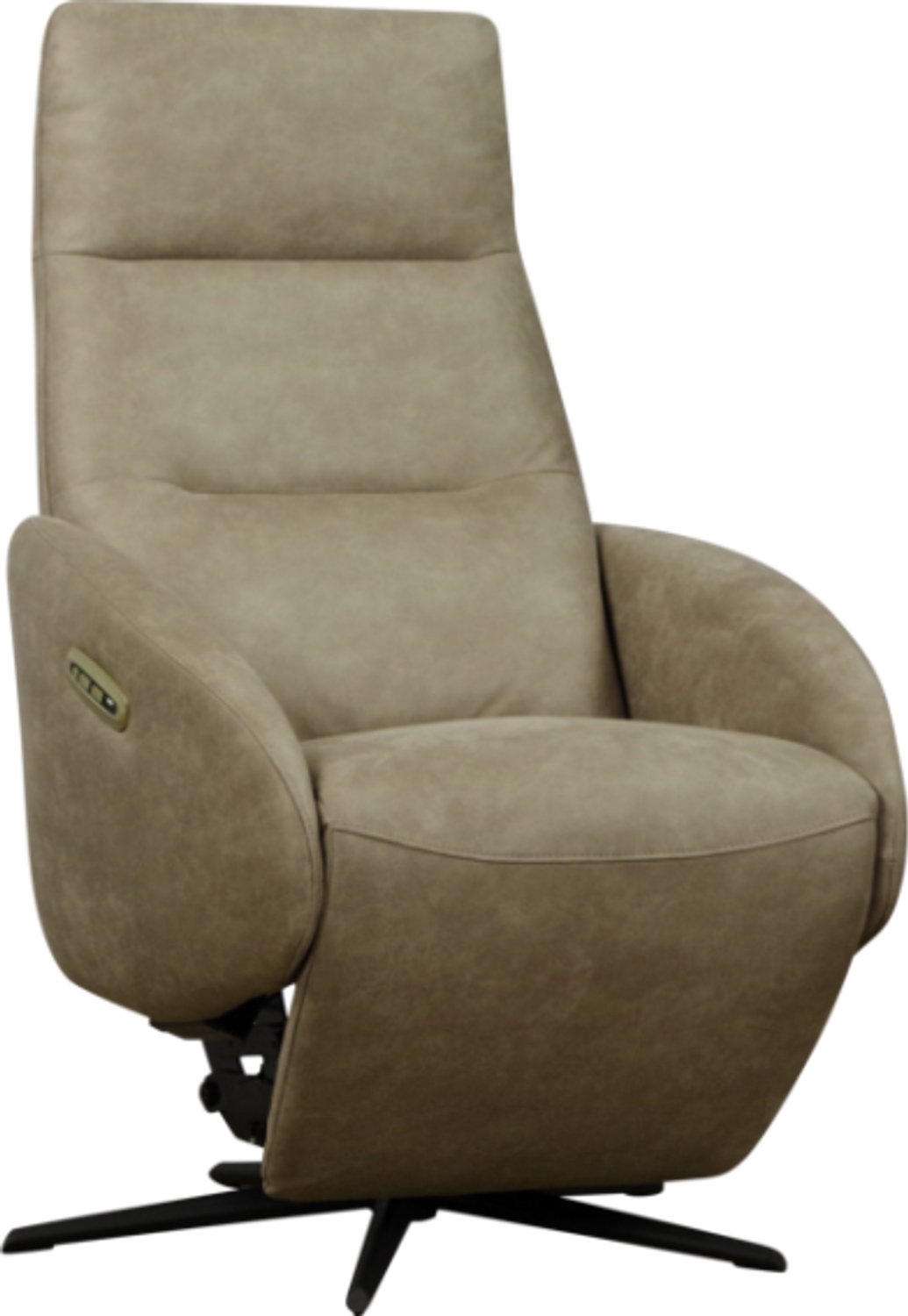 Meubelplaats Elektrische relaxfauteuil Tristan - Bull Clay 84 - sta-op functie en accu Taupe