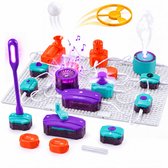 Silvergear® DIY Wetenschap Bouwset 60 Mogelijkheden - Experimenteerdoos Leren - Elektrische Circuits Maken - STEM Speelgoed Vanaf 6 Jaar - Science Kit - Educatief Montessori Speelgoed - Techniek Bouwpakket - Cadeau Jongens en Meisjes 6,7,8,9,10+ Jaar