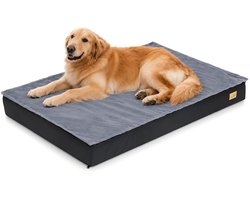 BingoPaw Orthopedisch Hondenmatras - Hondenbed - Kussen - Slaapplaats voor Grote, Middelgrote en Kleine Honden - XXL Hondenkooi - 120x75x10 cm