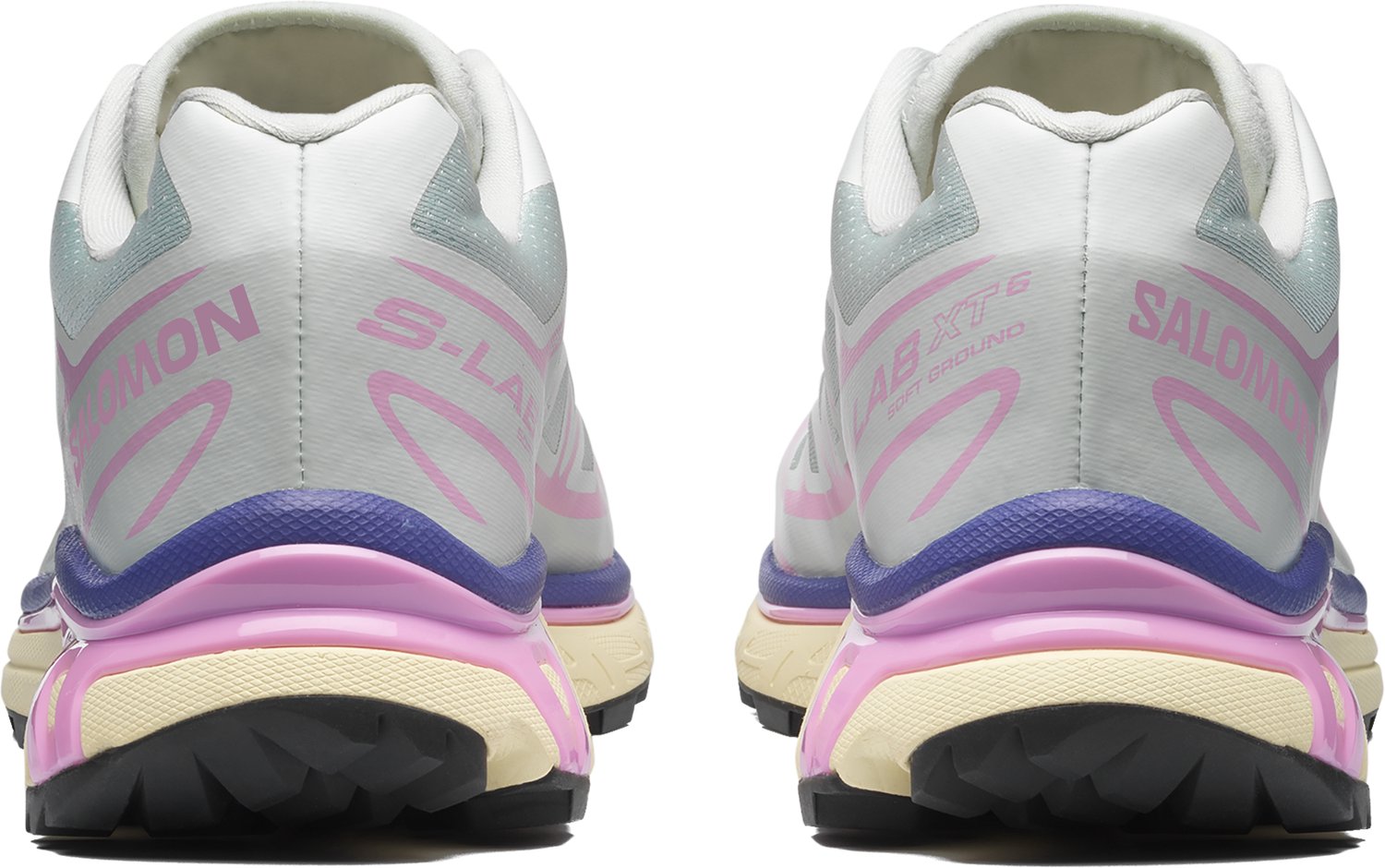 Salomon XT-6 Trailrunningschoenen 1/3 Ice Flow/Orchid Bouquet/Liberty Lichtblauw XT-6 Trailrunning Unisex Sneakers