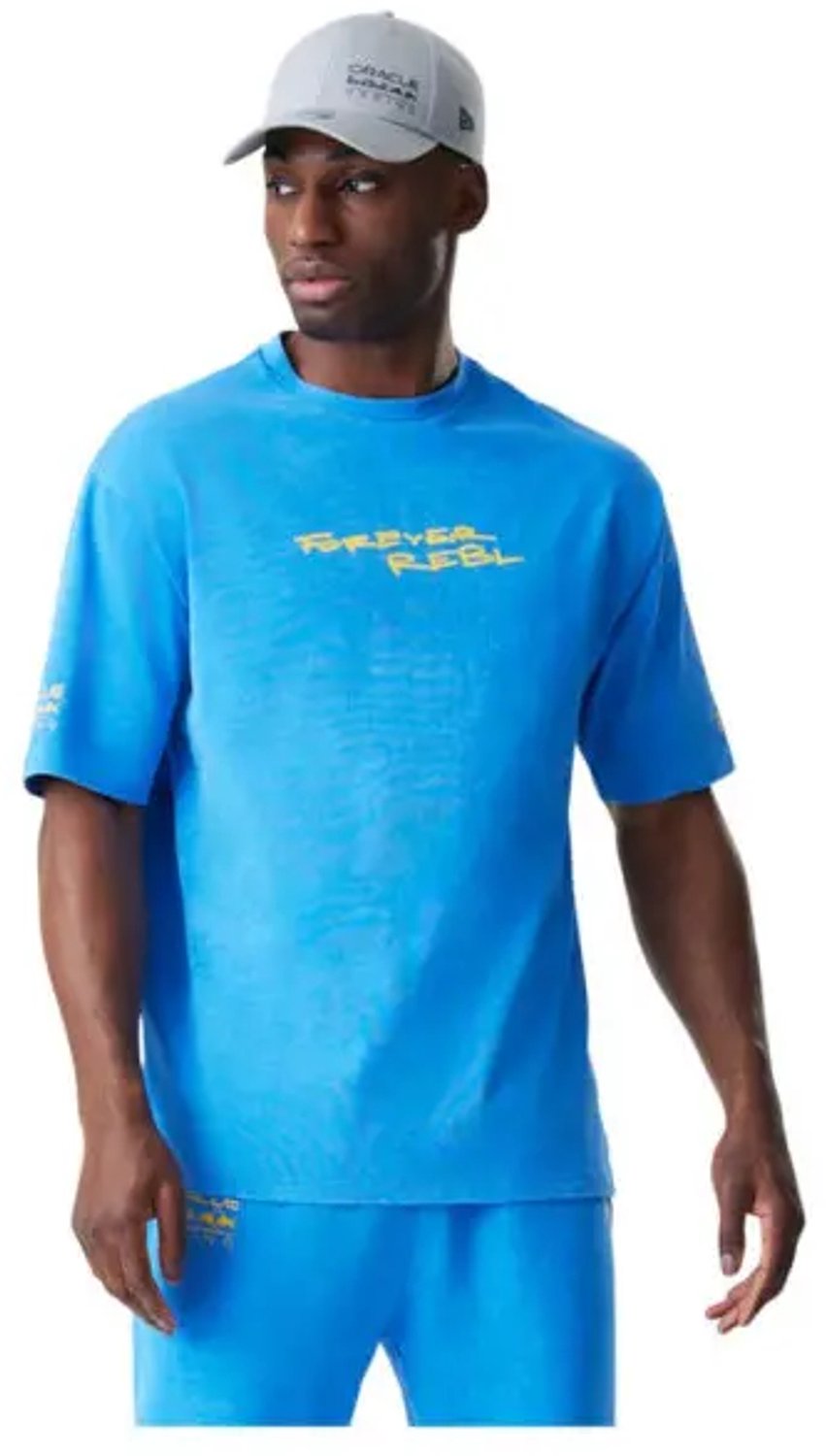 T-shirt RedBull Racing Back Graphic OS NDB Blauw