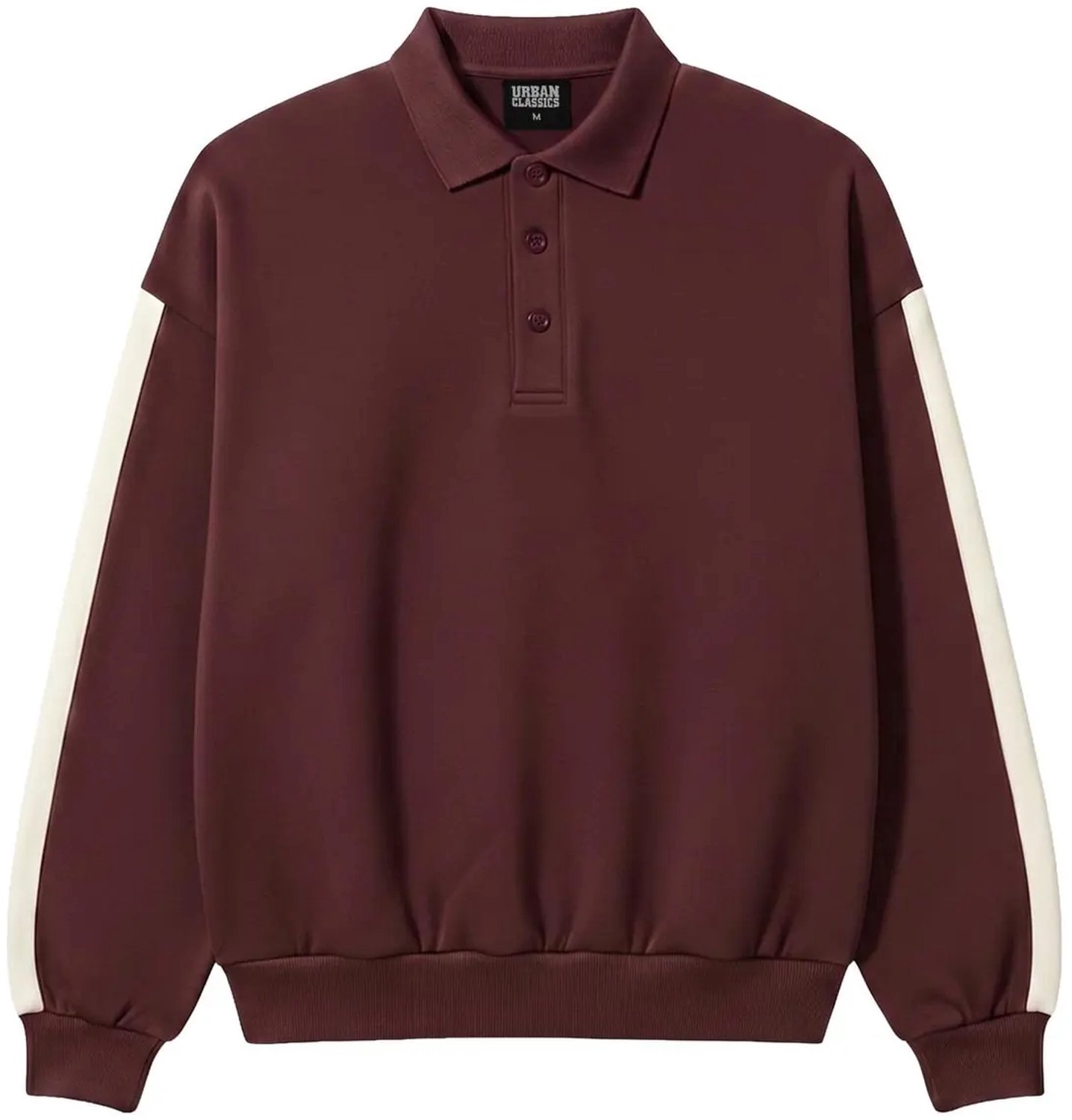 Oversize t-shirt met lange mouwen Urban Classics Kers
