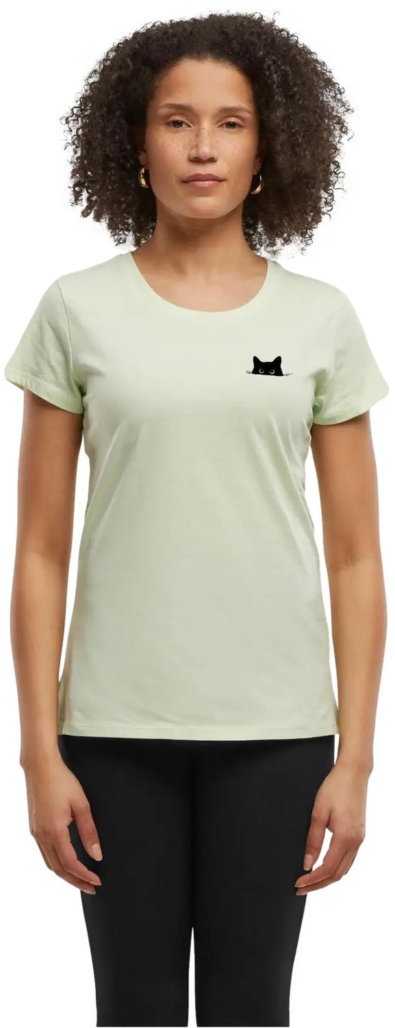T-shirt dames Urban Classics Cat Basic Lightmint