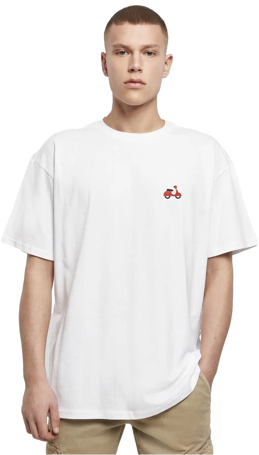 T-shirt Urban Classics Scooter White2