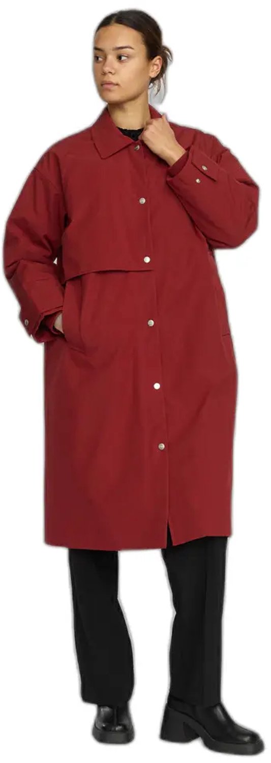 Dames trenchcoat Selfhood Rood