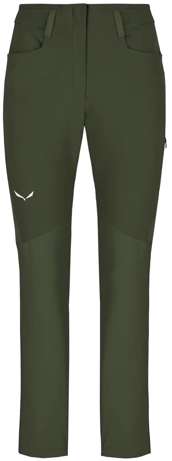 Duurzaam stretch broek vrouw Salewa Agner Olijf