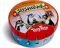 999 Games - Tiny Tins: Geharrewar in de Sushibar - Jeu de dés - Idéal à emporter partout - Jeu de voyage - Jeu familial - Petit cadeau