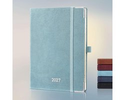 Agenda - Horizontale - 21,9 x 16,2 cm - PU Leren Boekagenda - Voor Professioneel Gebruik
