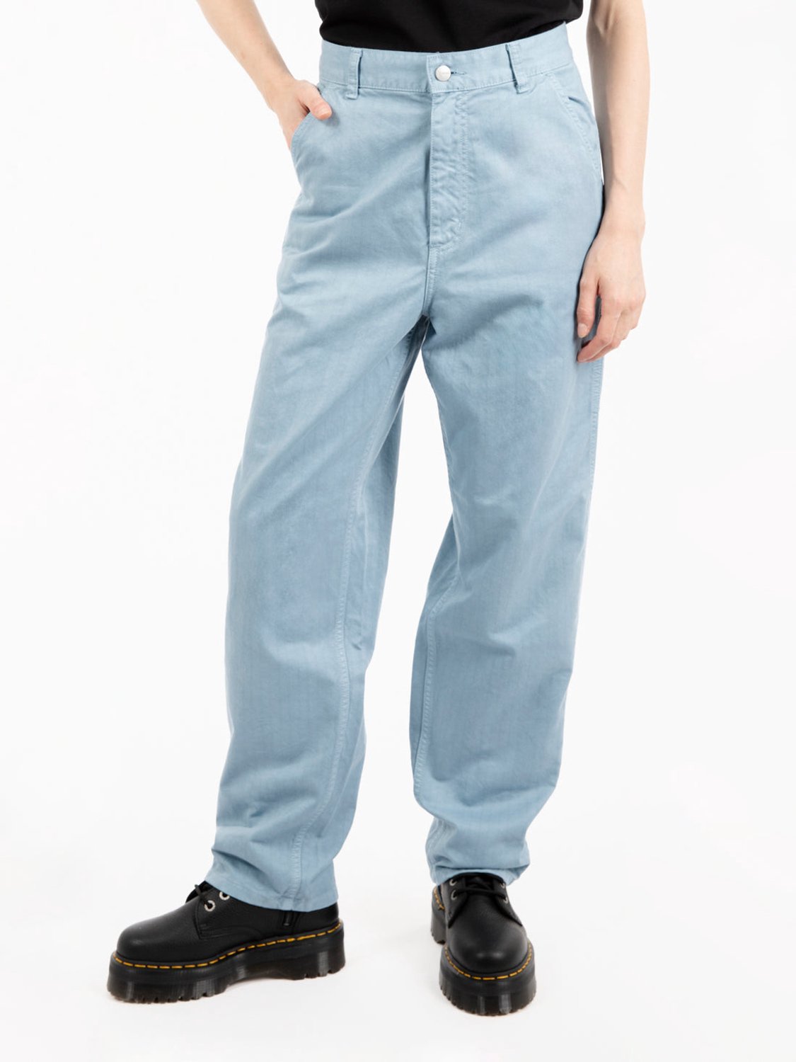 Carhartt w Norris single knee pant 26 Blauw
