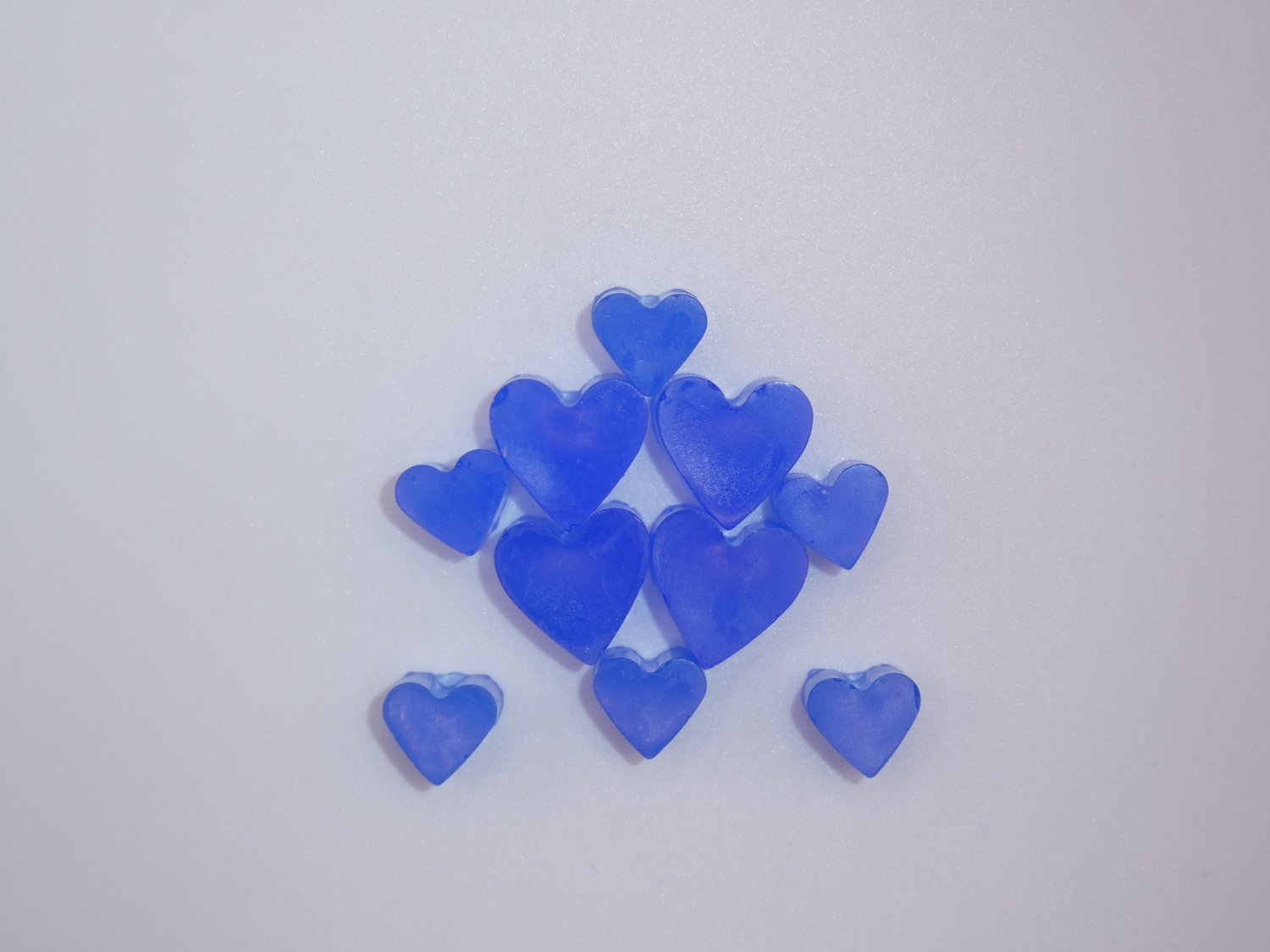 Wax Melts Kleine Hartjes Blauw Oceaan geur