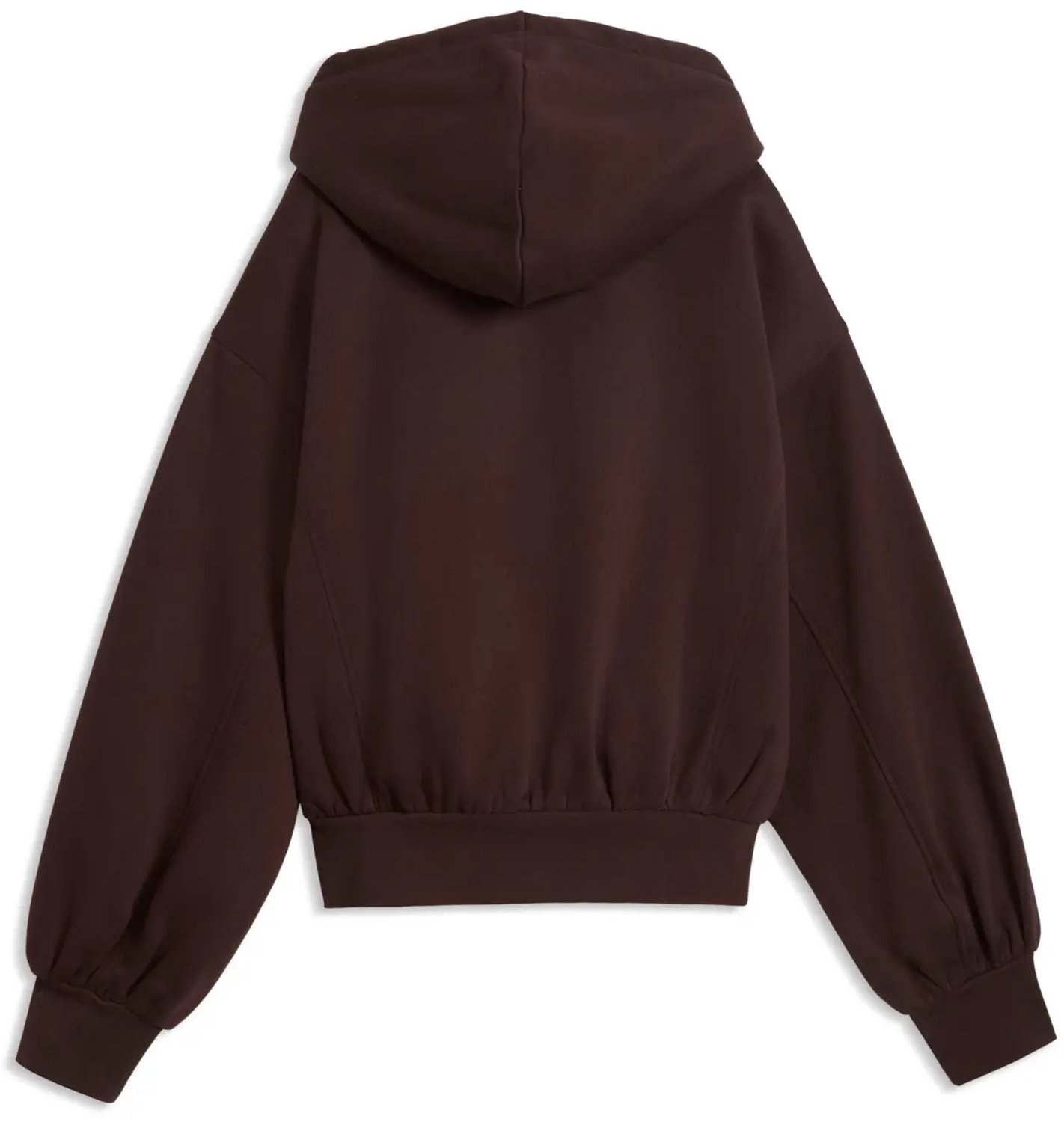 Dames hoodie met verstelbare koord Puma Bruin