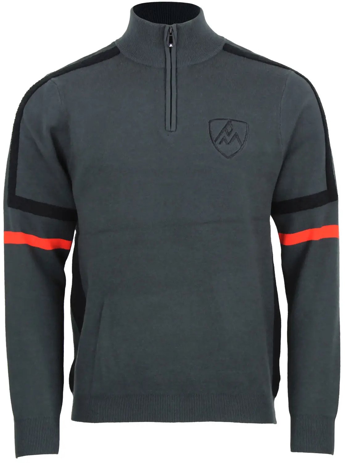 Rolleck shirt met 1/2 ritssluiting Peak Mountain Casta Antraciet