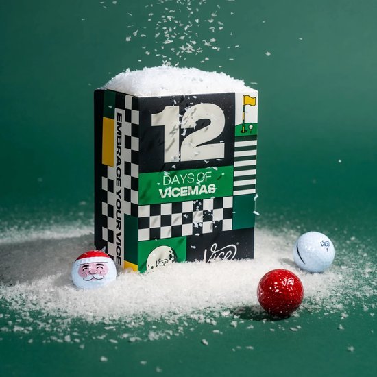 Vice Golf Adventskalender 12 Days of Vicemas - Kerst Aftelkalender met 24 Golfballen in 12 Designs - Golf Cadeau voor Mannen en Vrouwen — afbeelding 2