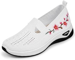 Orthopedische Schoenen voor Dames, Instapmodel met Ondersteuning van de Voorkant en Comfortabele Pasvorm