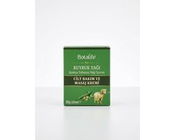 Botalife- Schapenvet Crème- Kuyruk Yagi Kremi- Staartvet Crème- %100 Natuurlijk- Voor Knie - Met Okra-zaadolie - 210 ml