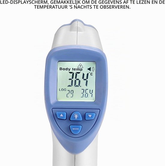 Digitale Huisdierthermometer met LED-probe - Infraroodthermometer voor Honden, Katten en Boerderijdieren - Hoge Nauwkeurigheid voor Dieren en Baby's, Ideaal voor Thuisgebruik — cadeau in Cadeau-ideeën - foto 5