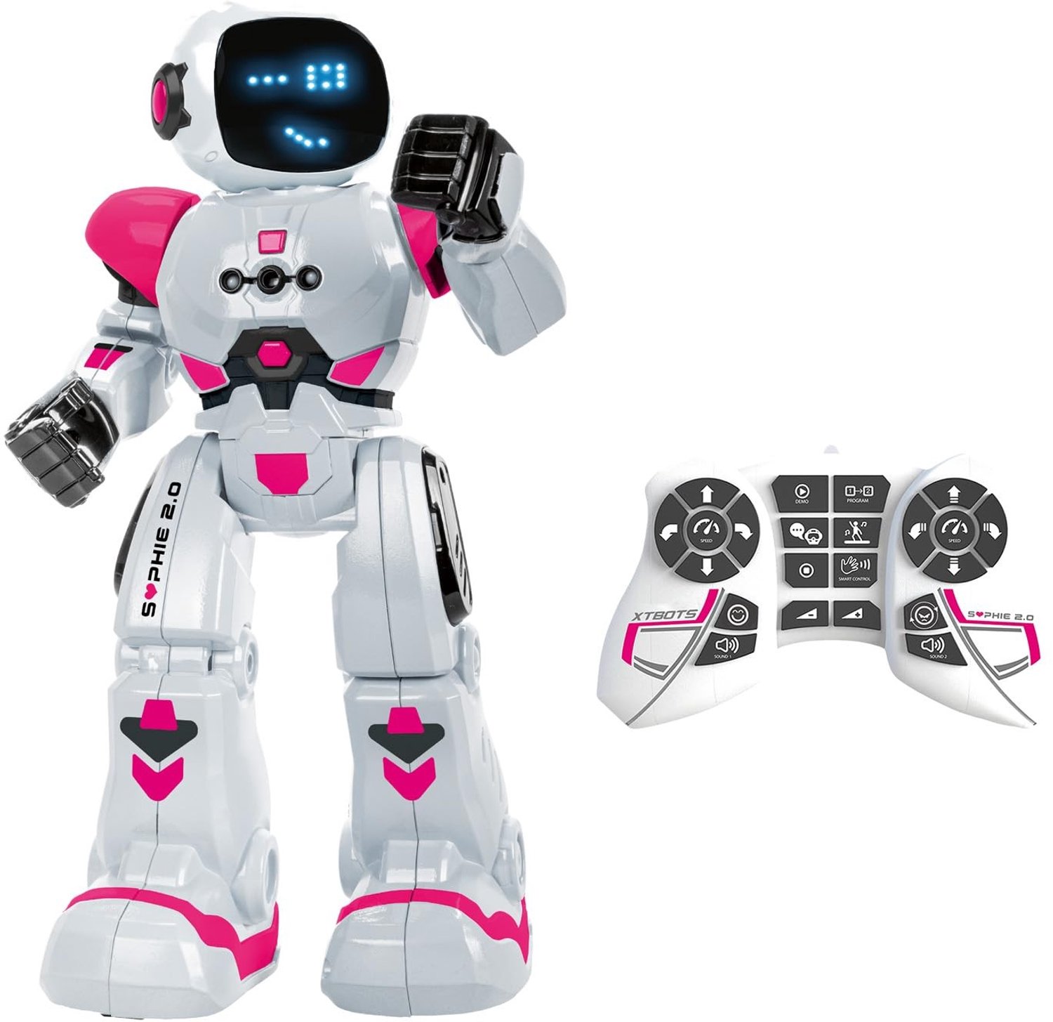 Programmeerbare Robot Sophie met Afstandsbediening en Gebarencontrole