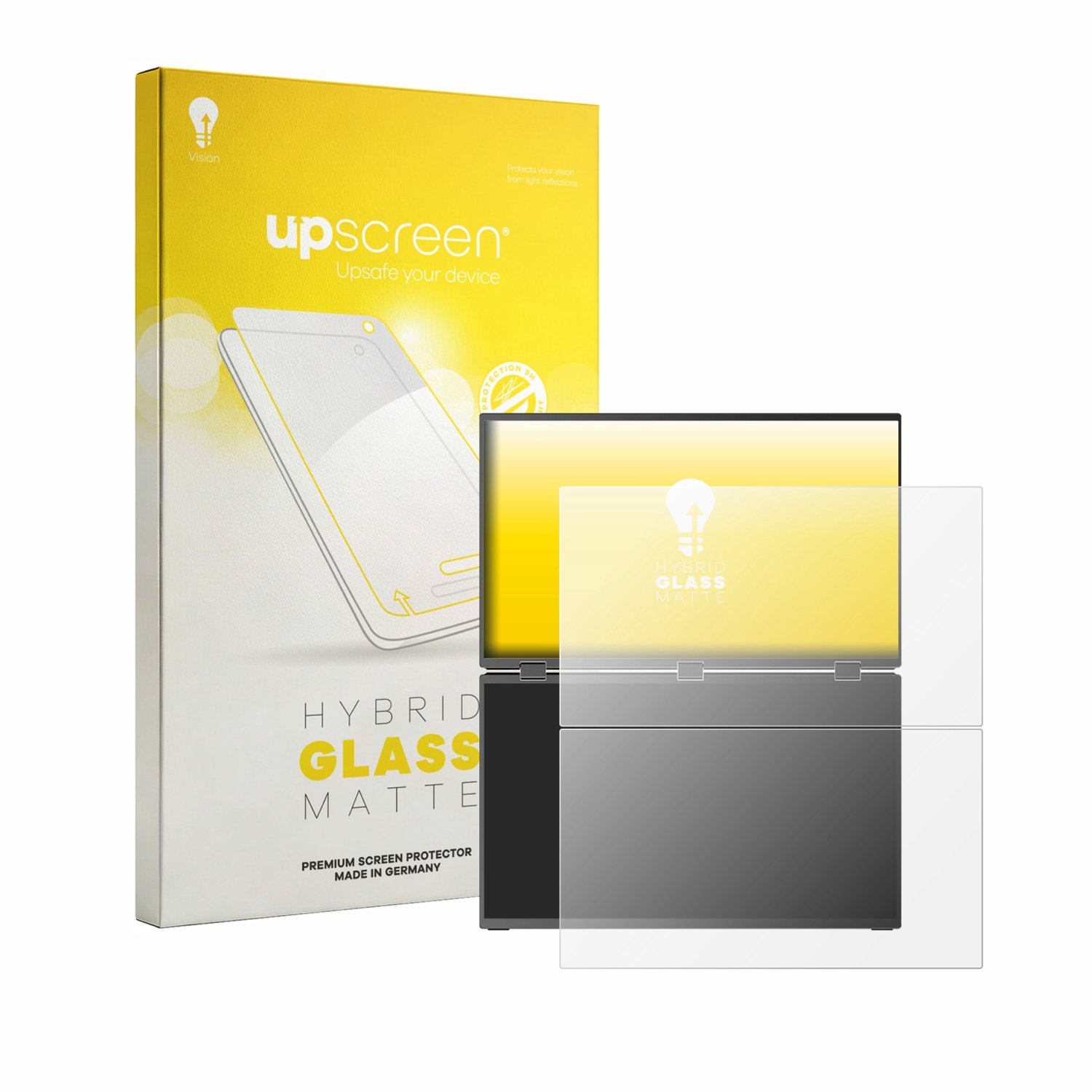 upscreen - Screenprotector voor Uperfect Delta Max Touch 18.5" - Folie Beschermfolie Beschermglas matte