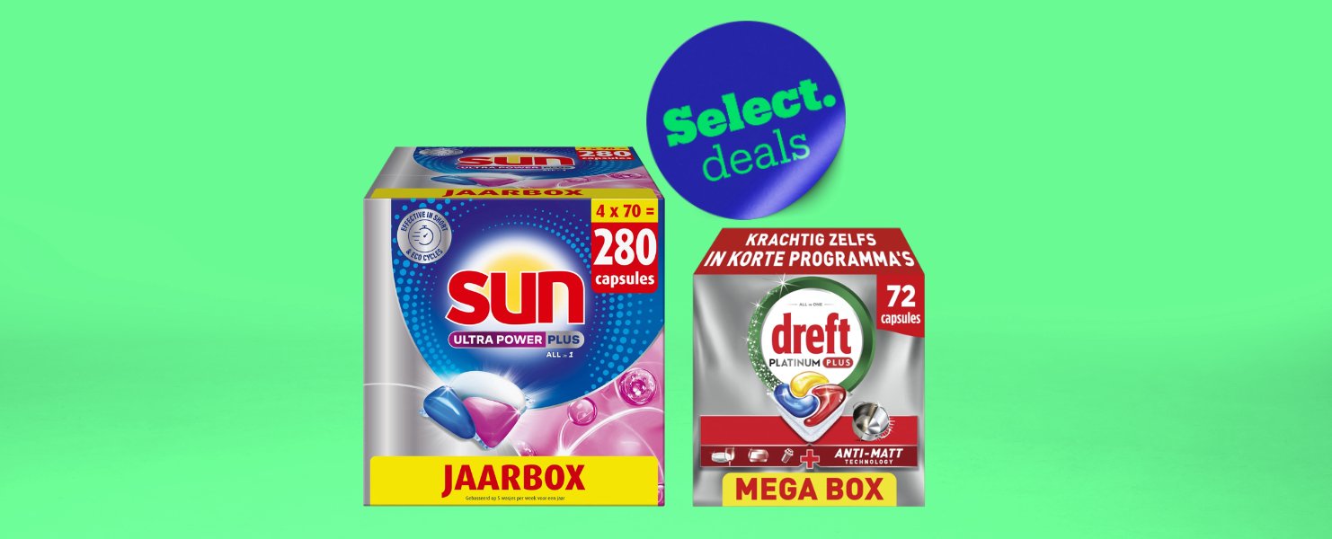 Tot 66% Select-korting