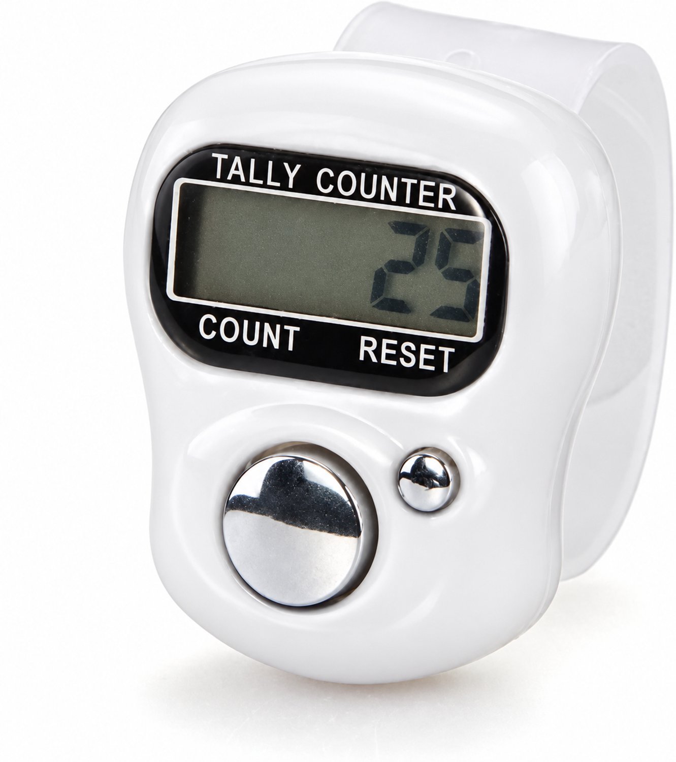 ValeDelucs Digitale Handteller / Personenteller - Tally Counter - Teller - Tasbih - Tasbeeh - Wit