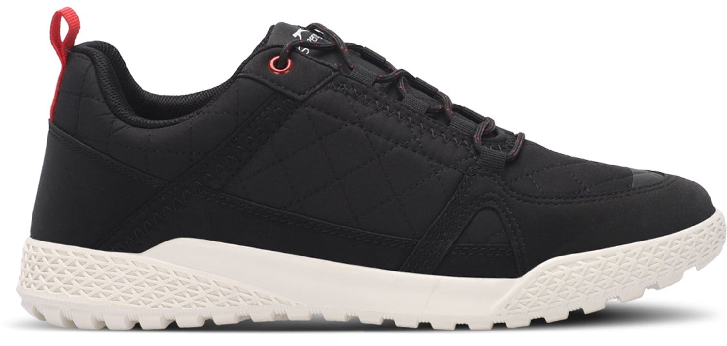 Slazenger Terentiy Heren Sneakers - Zwart / Rood