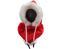 Mj Joys® - Versnellingspook Hoodie - Universele Pook Kerstmis (Luxe Uitvoering)- Hoodie Pook Hoes - Versnellingspook Beschermer - Autopook Cover - Pookknop - Kerstmis - Rood
