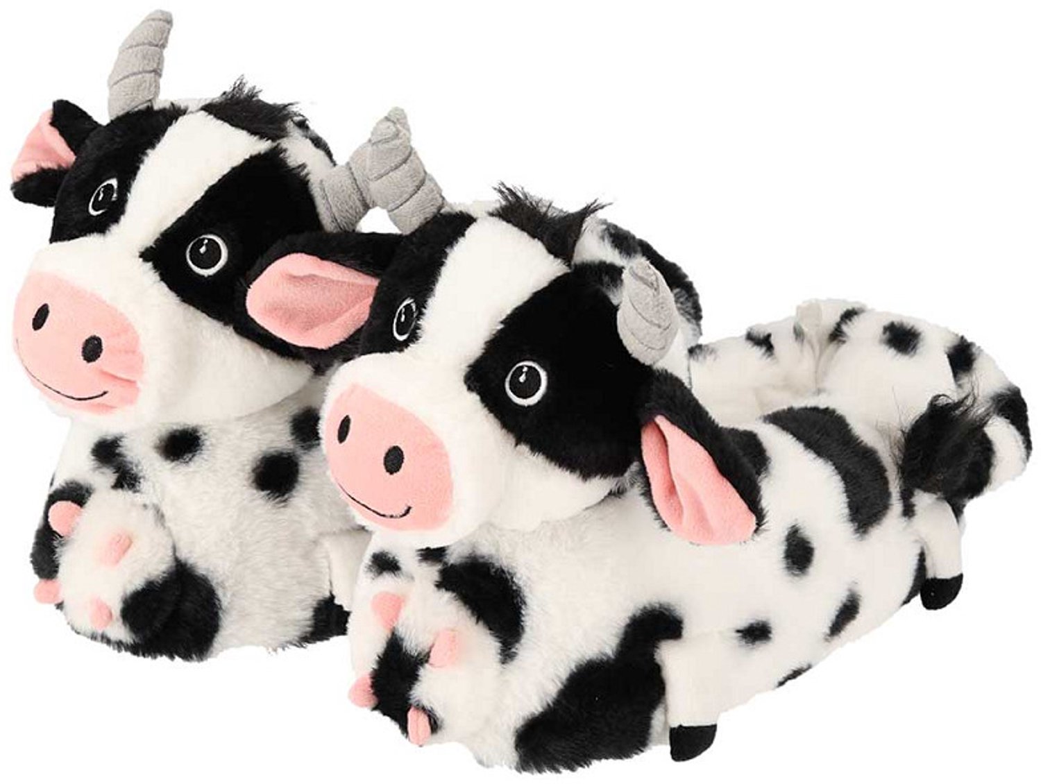 Sloffen dieren - Koeien pantoffels dames - Maat 39-40 - Dierensloffen - Sloffen dames koe- Dames pantoffels