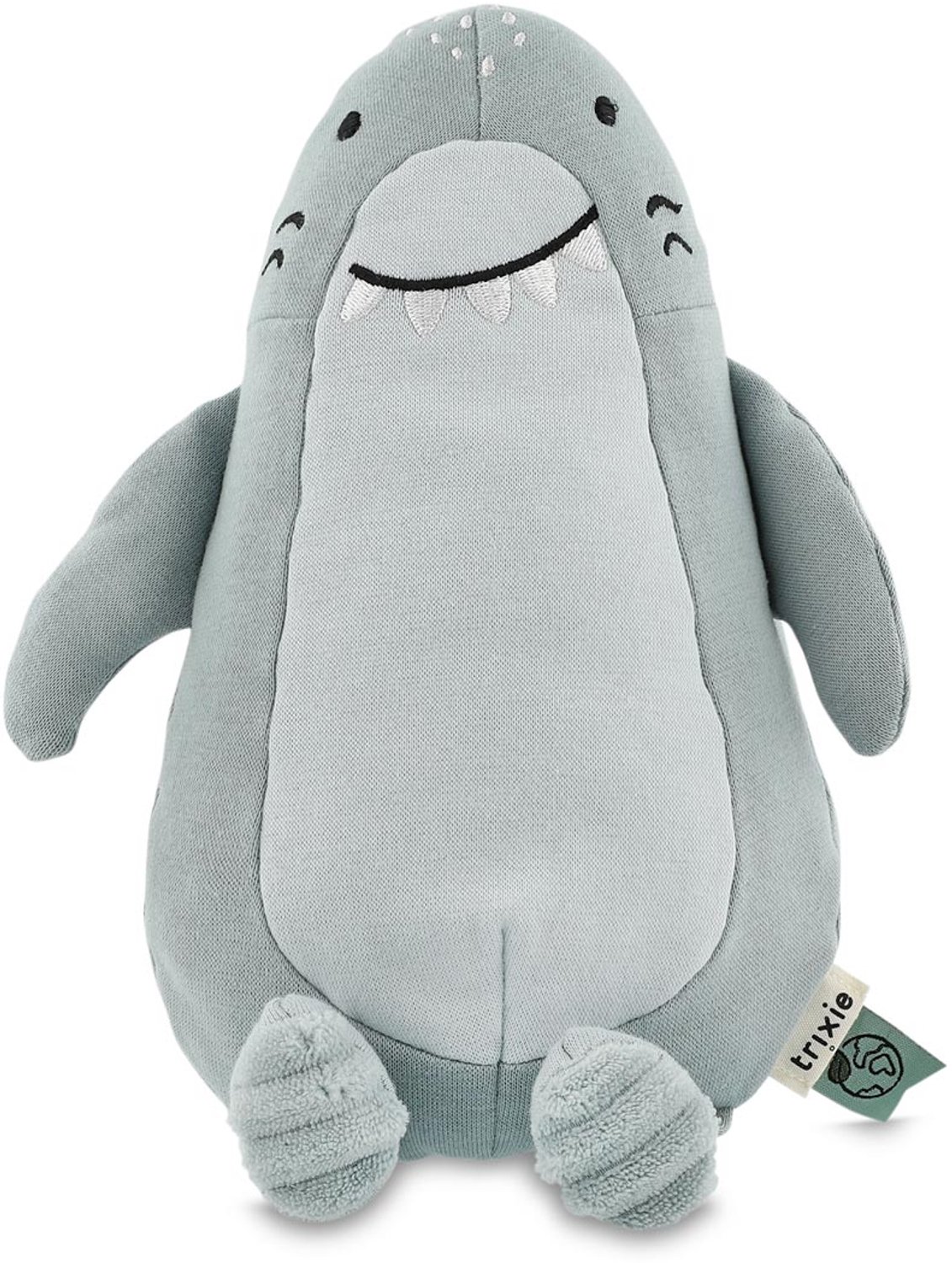 Trixie Knuffel Mr. Shark - 0m+ - Leuk als geboortegeschenk - Gerecycleerde stof