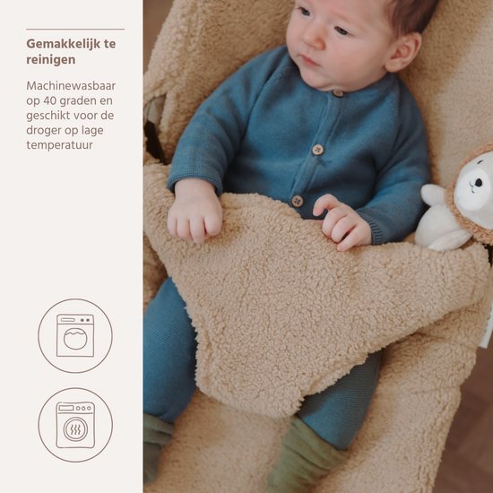 Meyco Baby Teddy Wipstoelhoes - Sand — afbeelding 4