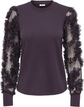 Jacqueline de Yong Trui Jdyfairview Life L/s Sweat Jrs Noo 15220558 Plum Perfect Dames Maat - L
