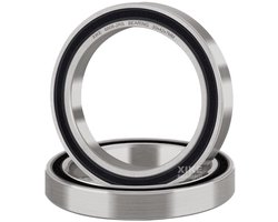 XiKe 6806-2RS Kogellager 30x42x7mm Dubbel Seal Chroomstaal (2 stuks)