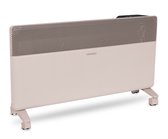 VONROC Luxe Elektrische Kachel – Textiel Paneel - Inverter 2000W – 24m² – Beige – wifi