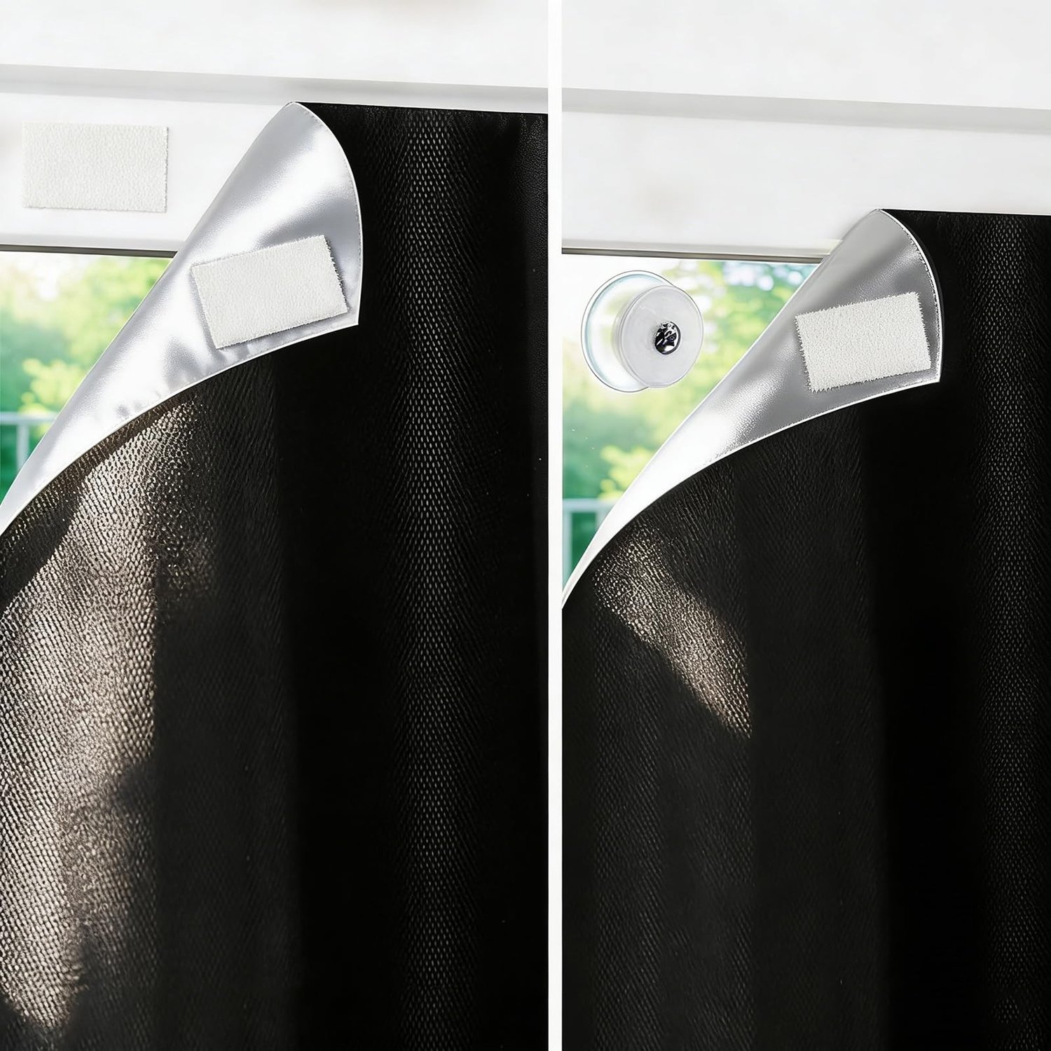 Verduisteringsgordijn met Suction Cups 240x145cm