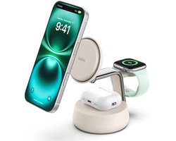 Belkin 3-in-1 Magnetisch Draadloos Laadstation met Qi2 25 W - Magsafe compatibel