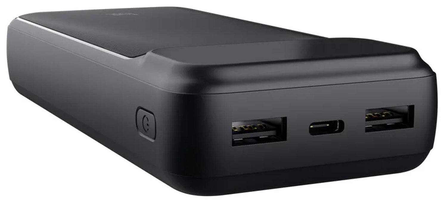 Trust Avala - Powerbank 20.000 mAh - 3 Poorten - USB-C Power Delivery - Display - Zwart
