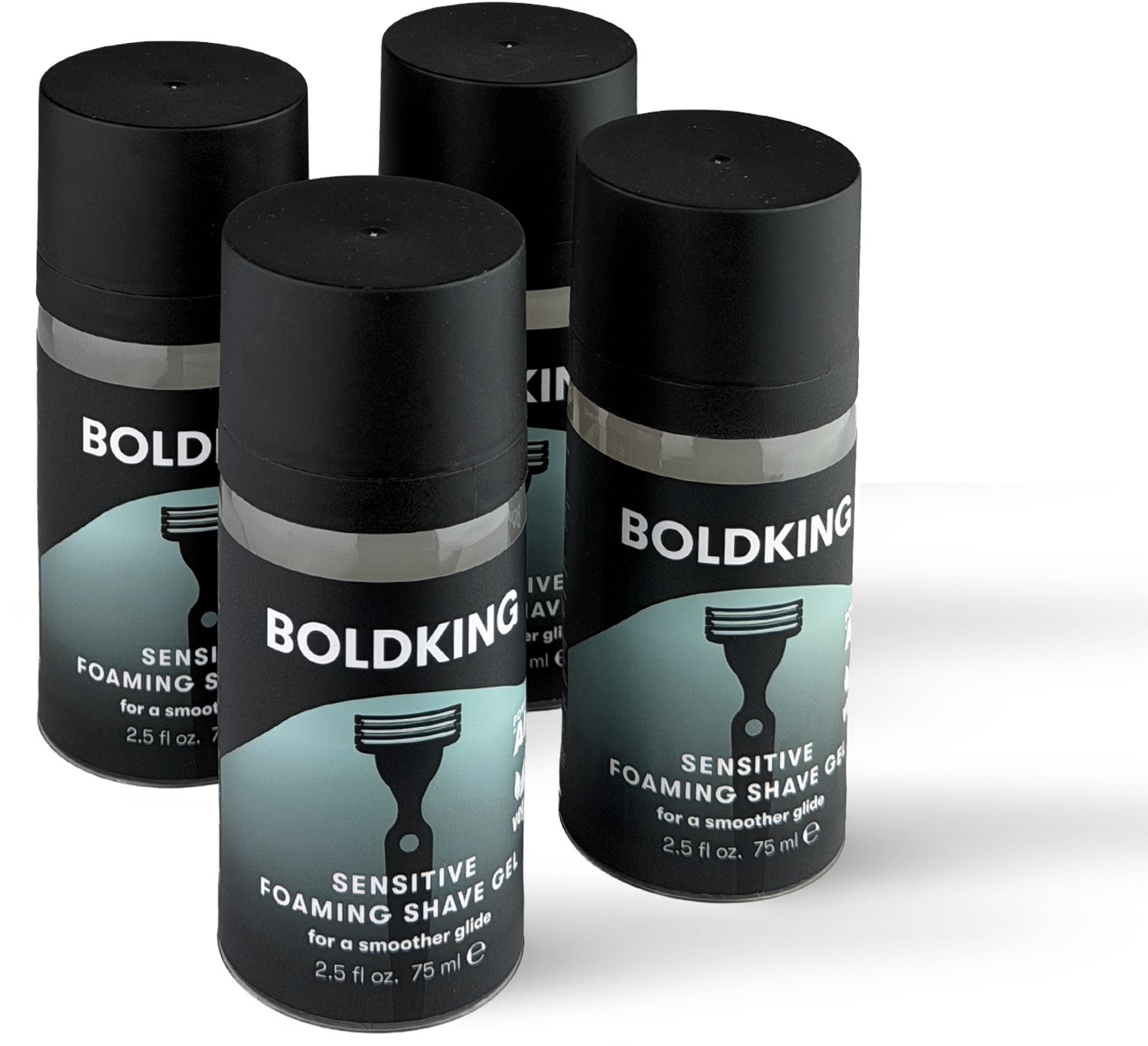 Foaming Shave Gel Sensitive 75ml Multipack - Scheergel voor gevoelige huid - 4 stuks