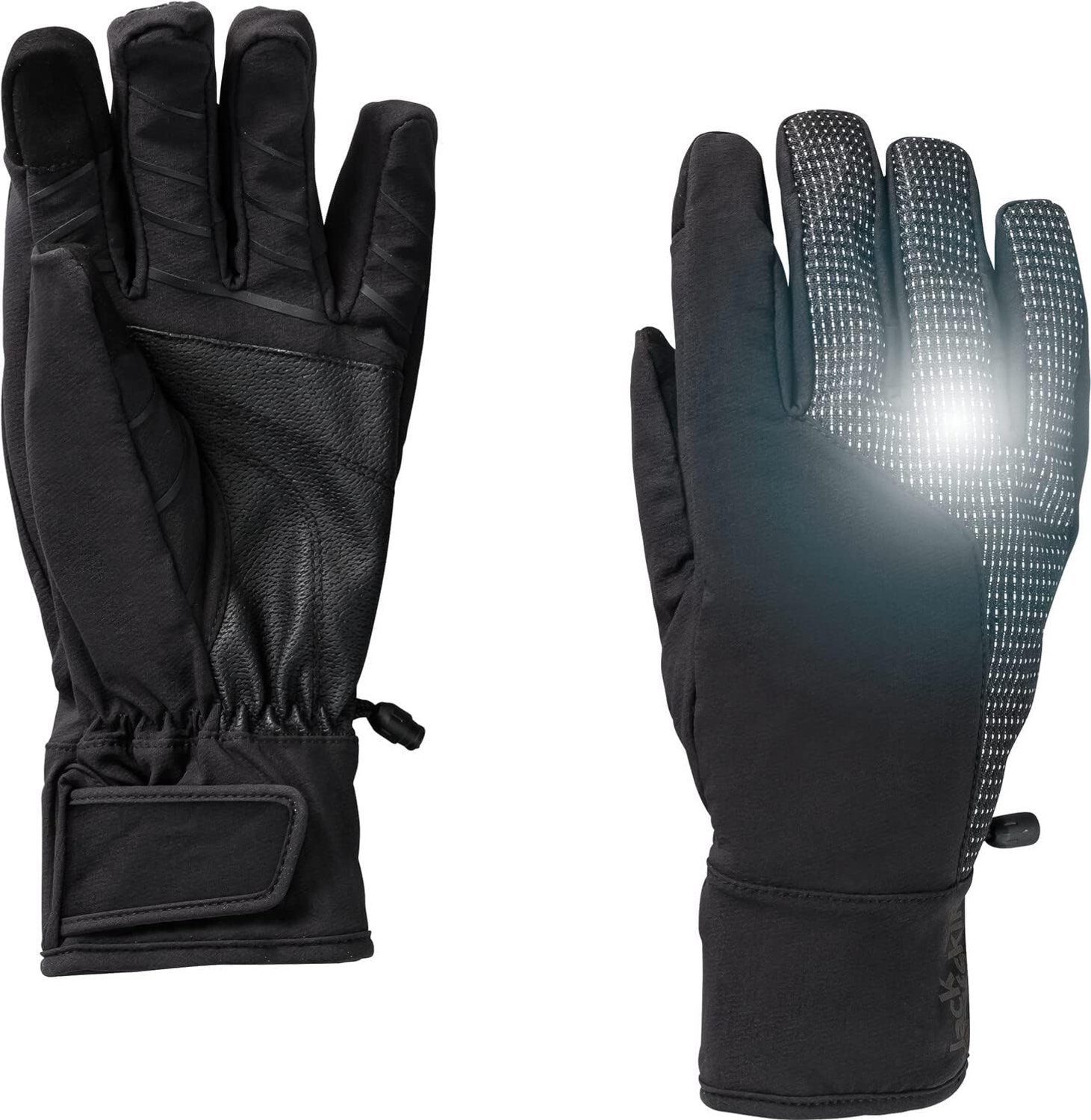 Merkloze Touchscreen Handschoenen Zwart Maat S