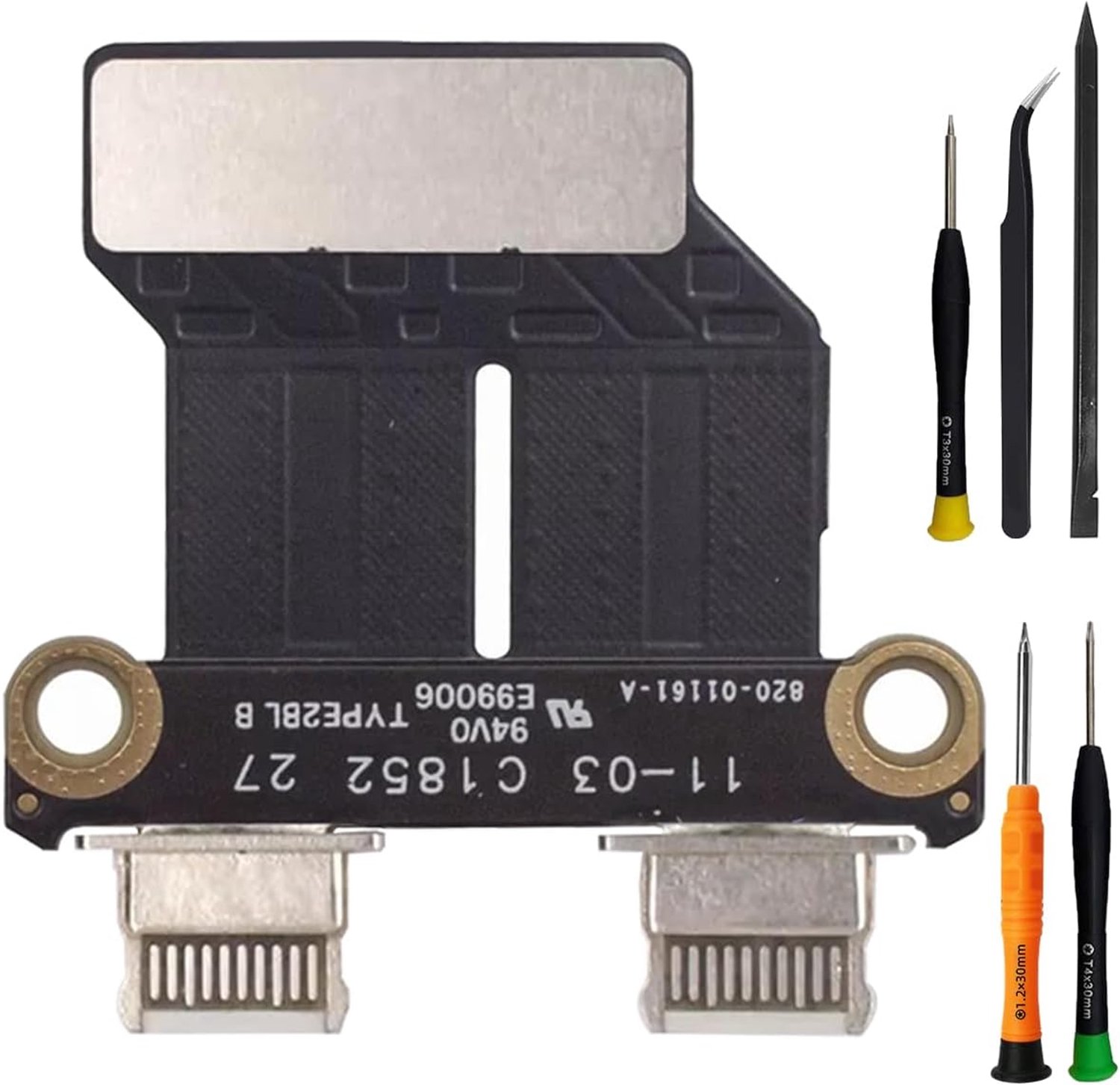 DC Power Jack Connector I/O USB-C Board - Vervangingsonderdeel - Geschikt voor Macbook Air 13 inch - Homevero